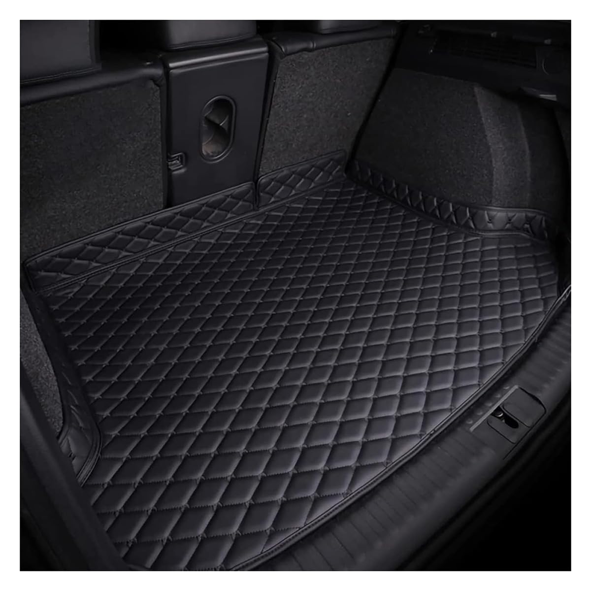 Tvvxio B Leather Car Oot Mat For Enz Amg A35 A45 A45s C43 C63, Waterproof Rear Trunk Liner, Anti-Scratch Auto Cargo Protector Tray Cover,