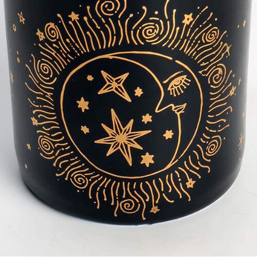 Taza de Café de Té Taza Clásica De Pareja De Estrellas, Taza De Cerámica, Taza De Café Con Cielo Estrellado En Blanco Y Negro, Taza De Moda, Regalo Multifuncional para té de la tarde
