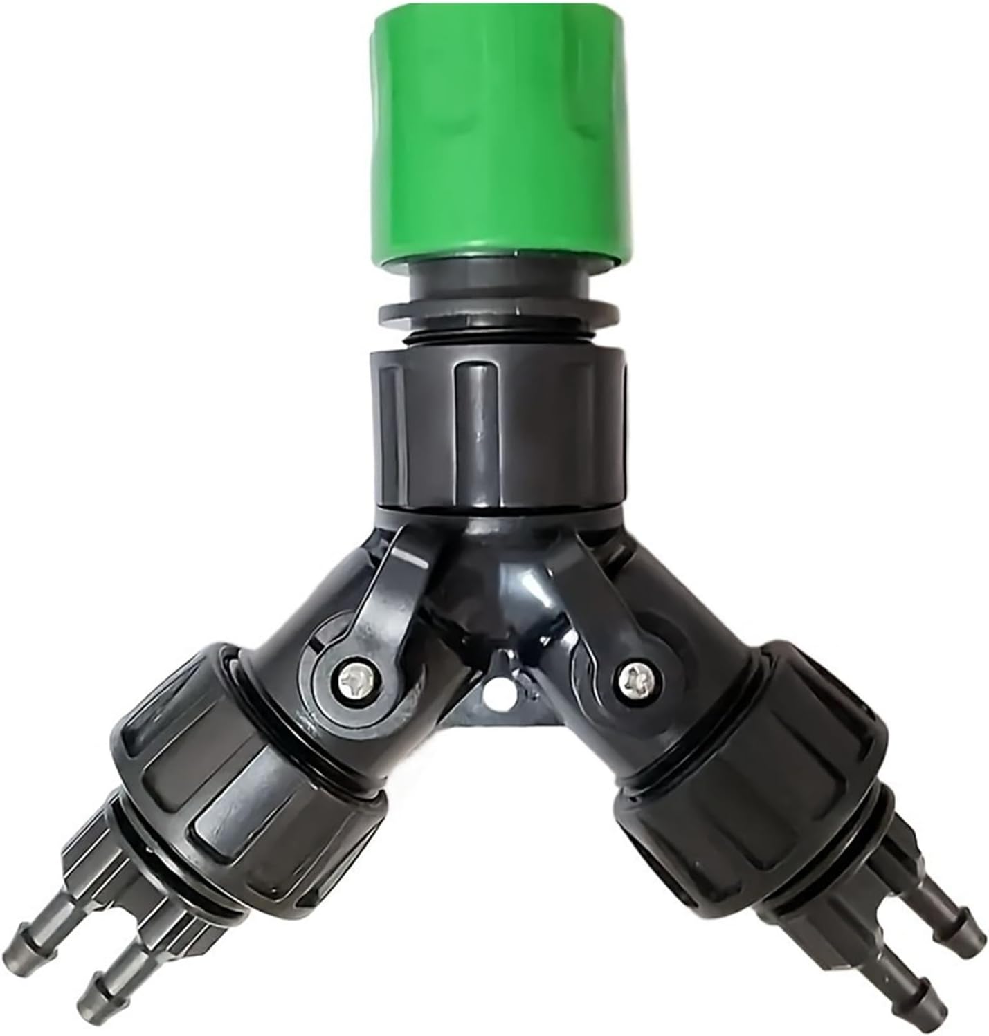 The 4-Way Diverter of The drip Irrigation Faucet Adapter is Used in The Garden 1/4 "Hose Automatic Watering System(One Out of Four)