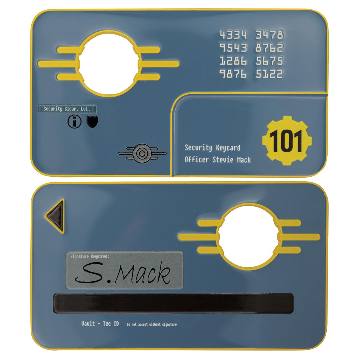 FaNaTtik Fallout 3 Vault 101 Security Keycard Metal Replica - Limited Edition, Numbered Collectible (5000) - Image 4