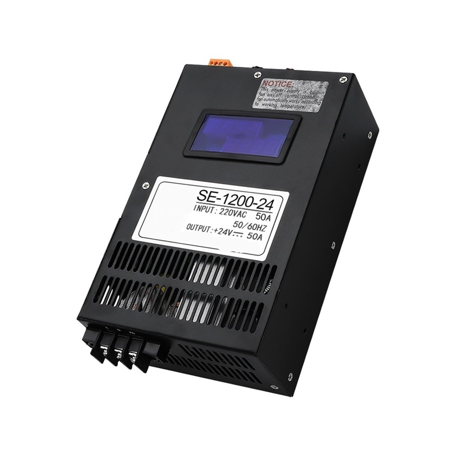 ANERTQUIH 1200W Adjustable Switching Power Supply 0-12V 24V 36V 48V 60V 80V 110V 150V 220V AC/DC Digital Display