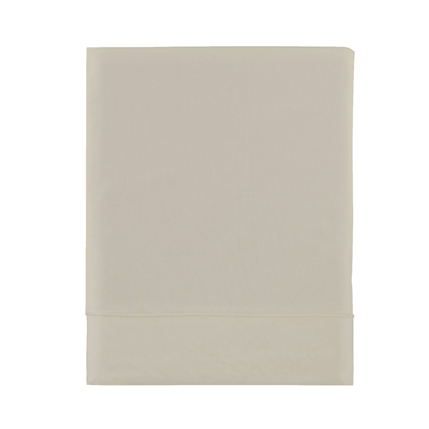 ESSIX Royal Line Percale Cotton Duvet Cover, linen, 220 x 240 cm