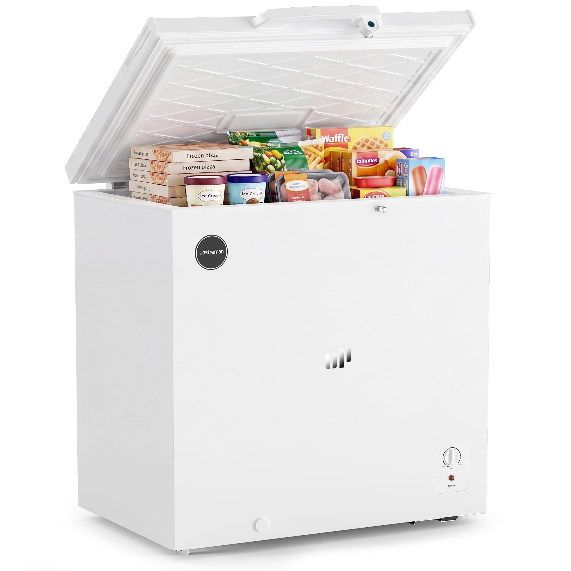 Upstreman CF70 7 cu ft Chest Freezer White