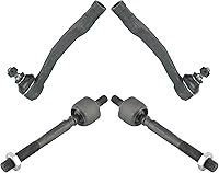 Vista 154 de TRQ Juego de varillas de acoplamiento delanteras interiores y exteriores, 4 piezas, compatibles con Infiniti G35 03-09 Nissan 350Z 2003-2007