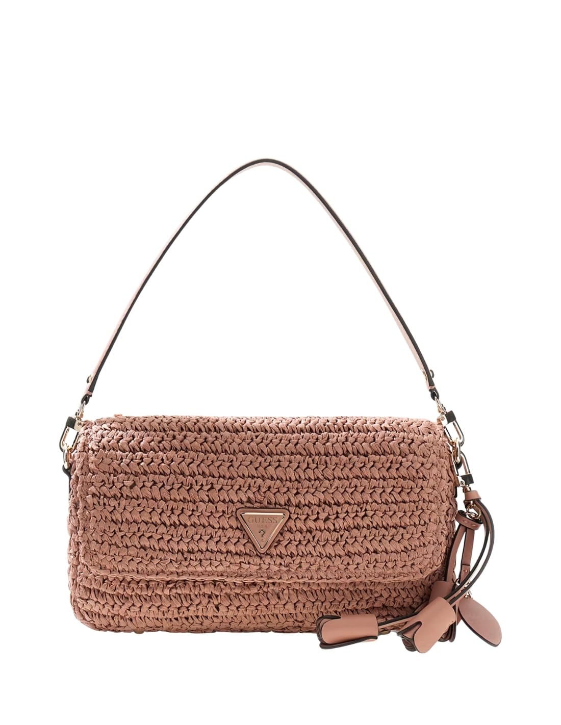 GUESS Ofelia Flap Torba na ramię Coral Pink Antyczny Różowy