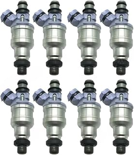 8pcs Fuel Injector Compatible with Toyota Lexus LS400 4.0L V8 23250-50010 23209-50010 Car Engine Valve Injector Nozzle Injection Fuel Petrol