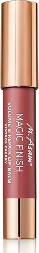 M. Asam MAGIC FINISH Volume & Repair Lip Balm Vintage-Cherry (0.11 oz) - Lip balm for delicate shine & more volume with plumping & nourishing vitamin E & shea butter