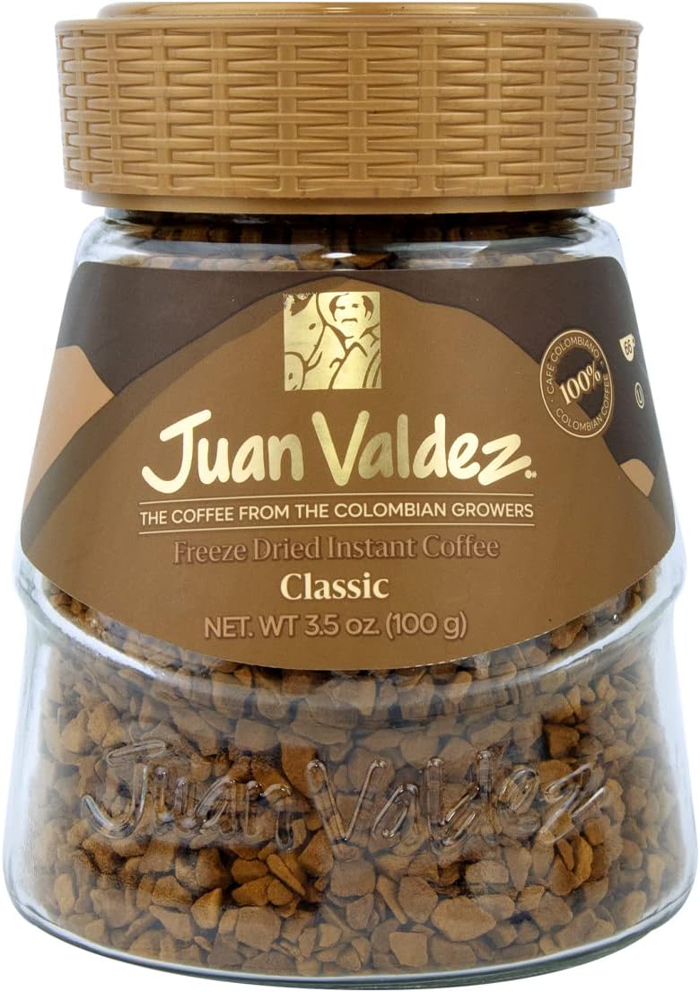 Juan Valdez Classic Freeze Dried Coffee 3.5 OZ - Premium Colombian Coffee
