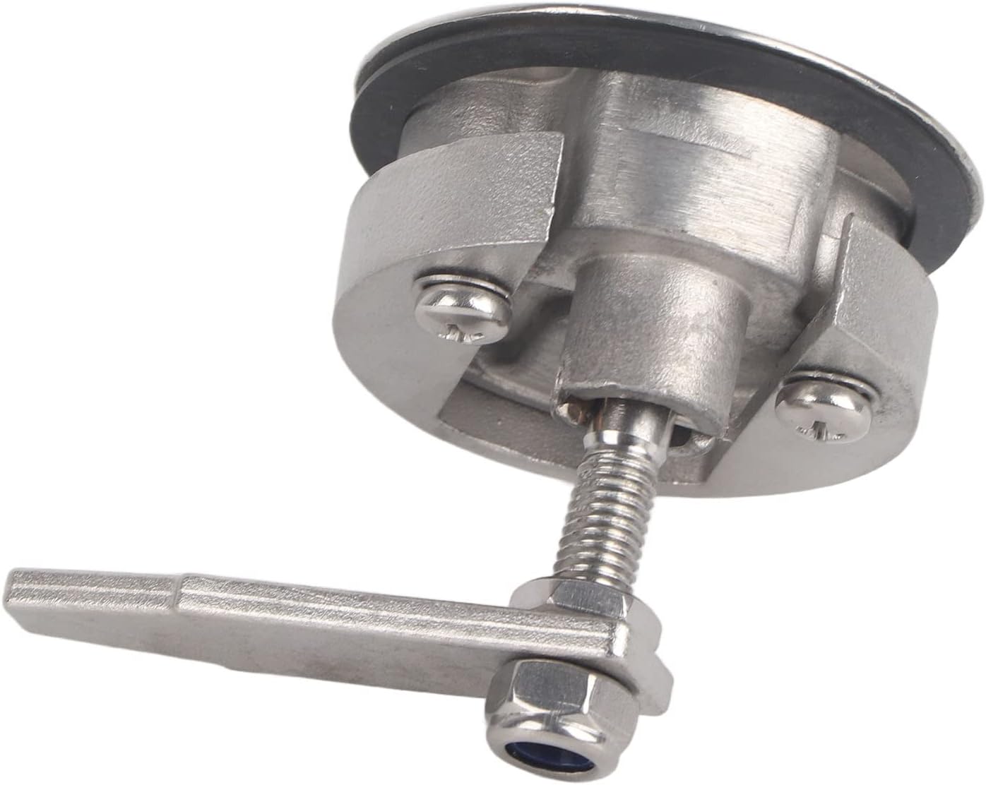 Stainless Steel Boat Cam Latch | Flush Pull Deck Slam Latch for Marine/RV/Hatch | Parallel Clasp Design, Security Feature & Sturdy