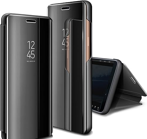 AROYI Cover Samsung Galaxy Plus Specchio Custodia Samsung Plus Clear View Standing Mirror Magnetic con Flip Stand Shell Hard-Anti-Scratch Protective Case Cover per Samsung Galaxy Plus Nero AROYI Cover Samsung Galaxy Plus Specchio Custodia Samsung Plus Clear View Standing Mirror Magnetic con Flip Stand Shell Hard-Anti-Scratch Protective Case Cover per Samsung Galaxy Plus Nero