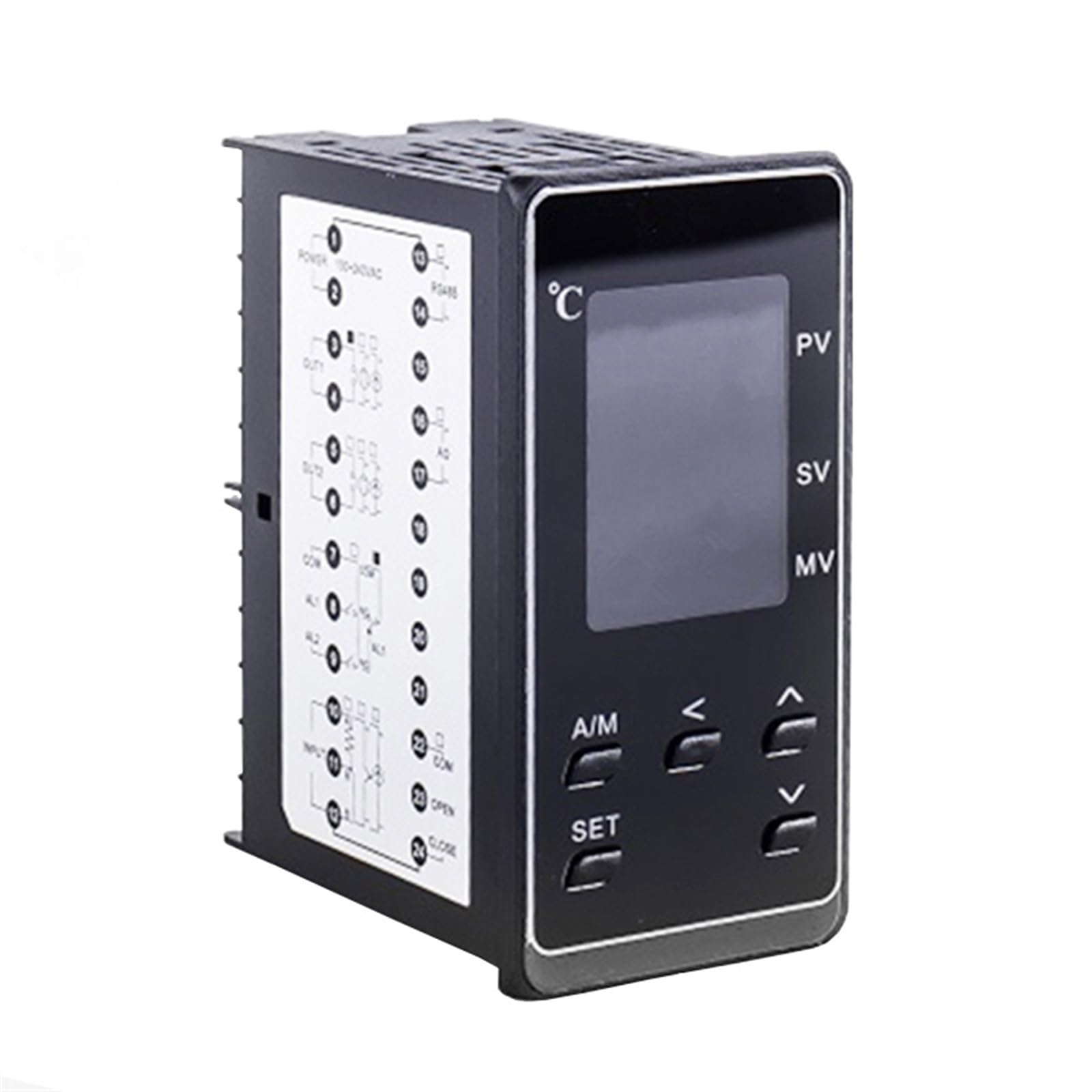 1 Uds. Controlador de temperatura Pid de rampa programable de 50 segmentos de entrada de 0-10V 48x96mm,SSR/relé/4-20mA/0-10V 0 salida(0-10V Output 2Alarms)