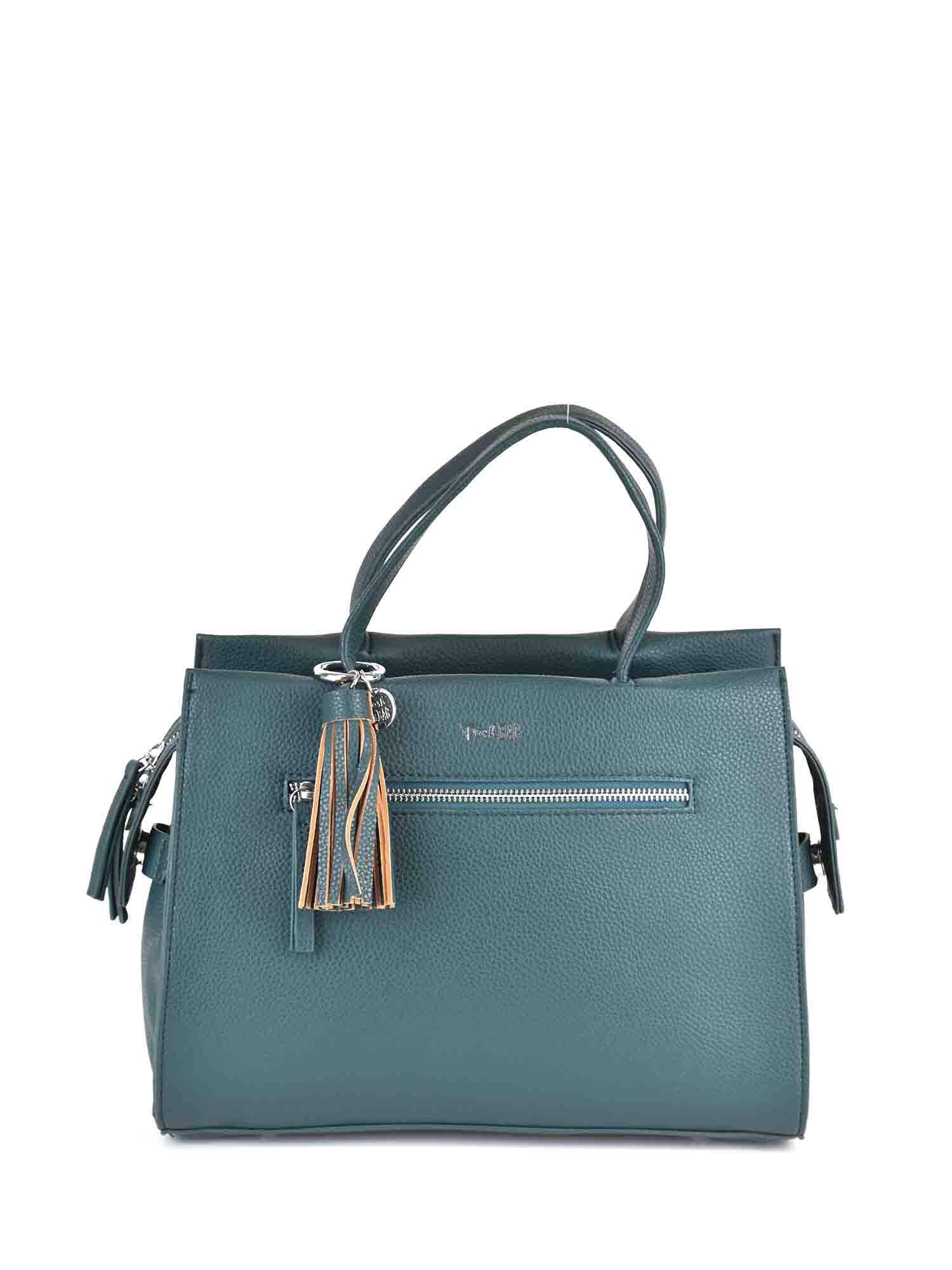 Sac à main Like It Brielle vert idéal pour le travail et les sorties