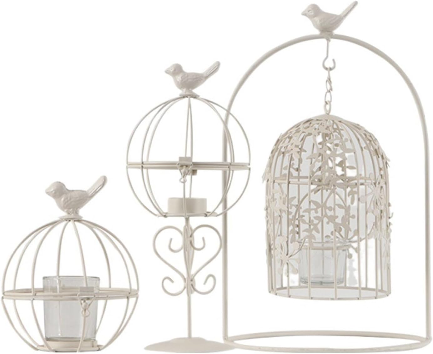 Wholesale Wrought Iron birdcages, Vintage candlesticks, Wedding Creative Ornaments, Decorative Crafts, Candle Cups