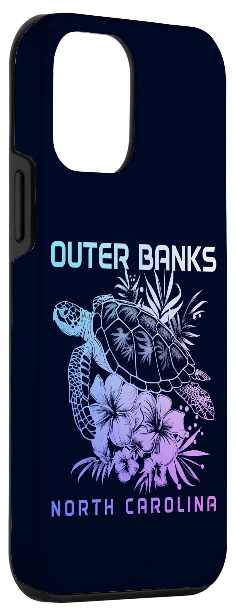 iPhone 12 mini Outer Banks North Carolina Sea Turtle Surf Surfer Case - Image 3