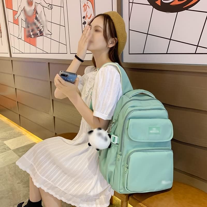 ナイロン レディース バックパック マルチポケット 防水 旅行バッグ