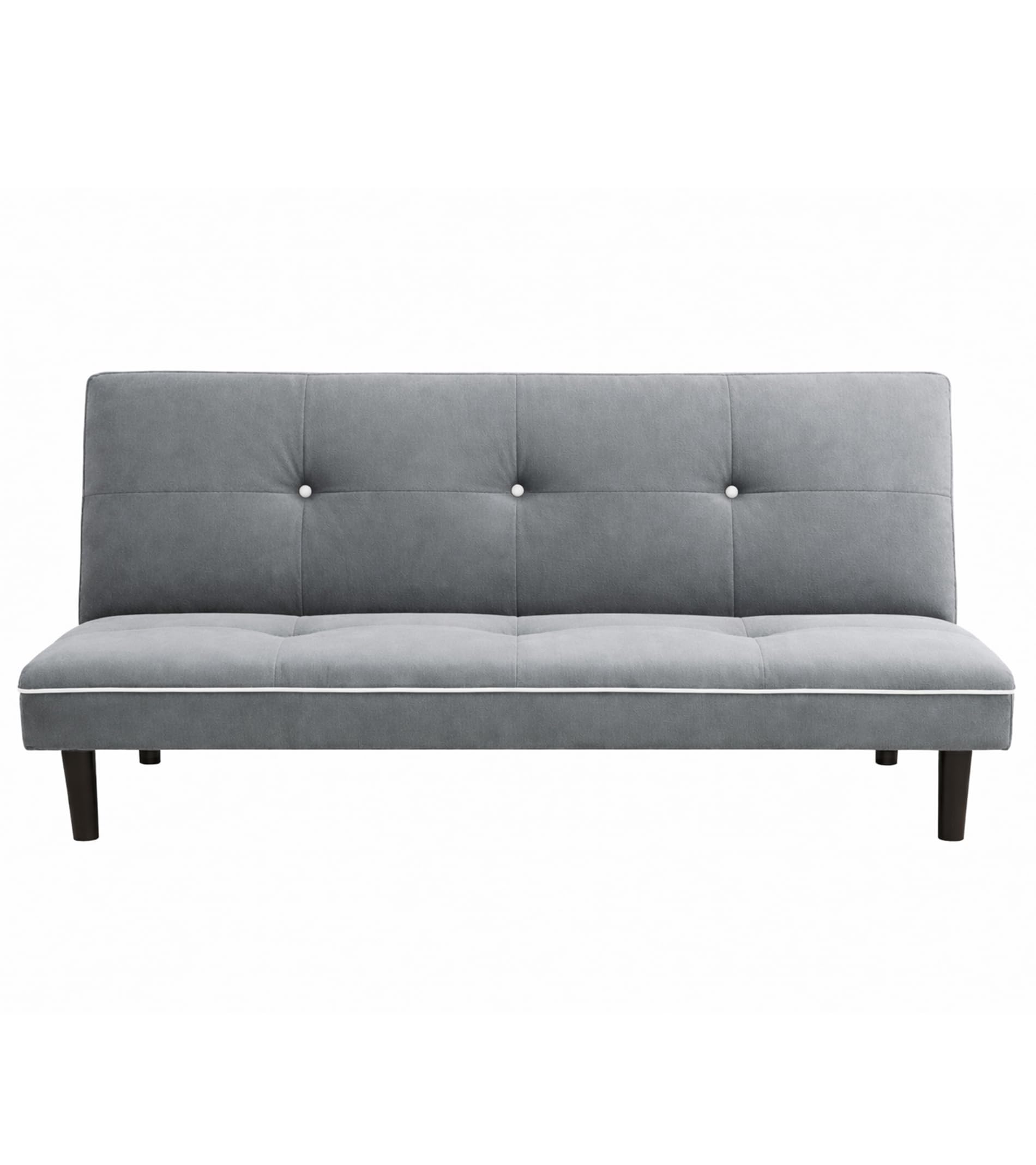 Home Heavenly® Sofá Cama Sol Clic clac 3 plazas 86,5 x 190 x 88 cm sofá Cama Plegable con Patas Alta, Color Gris