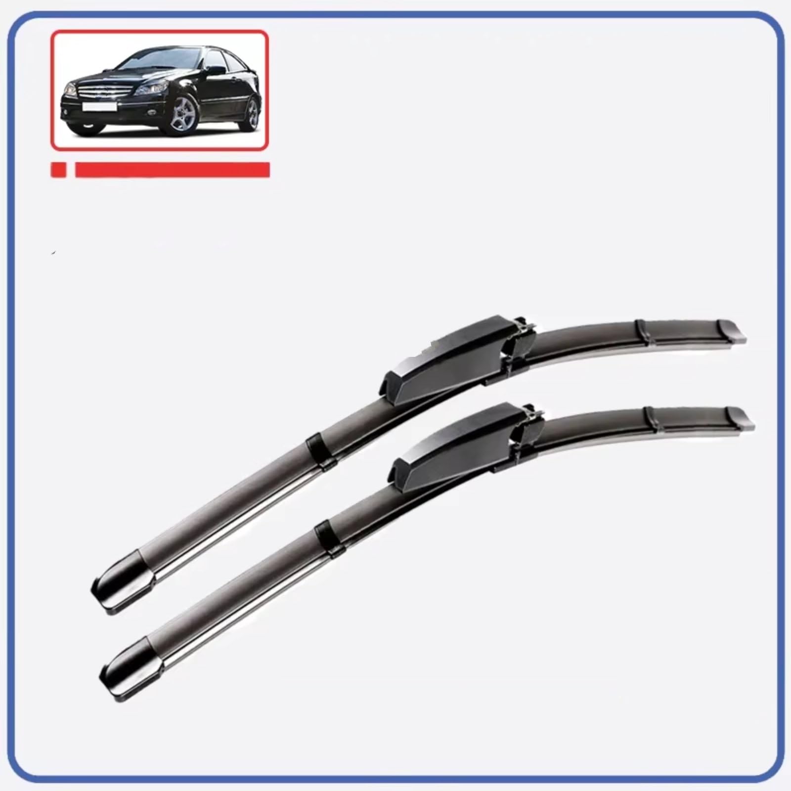 Escobillas Compatible Con Benz Para C CLC Para CLK Clase W203 CL203 C209 A209 Sportcoupe Parabrisas Accesorios Para Ventanas Escobillas Limpiaparabrisas