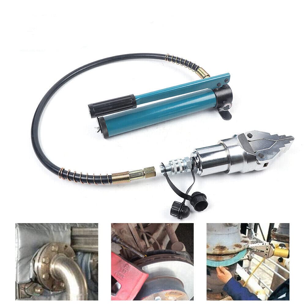 12T Pompa manuale idraulica, Spalato idraulico, Spargitore idraulico flangia idraulica, Spargitore flangia idraulica, Con configurazione standard del tubo