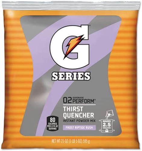 Gatorade 33673 Gatorade Bolsa de polvo de 25 galones Riptide Rush