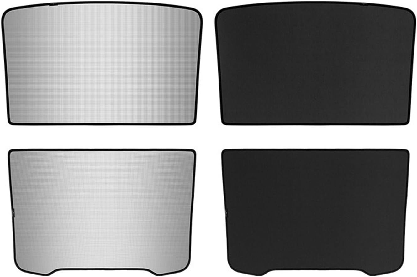 Upgrade Ice Crystal Sunroof Sunshade Compatible For Tesla Model Y Juniper 2025 Roof Car Sun Shade Skylight Blind Shading Nano Sun Visor Net(Original car color)
