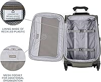 Vista 128 de Travelpro Maxlite 5 - Juego de 2 piezas de equipaje de mano de tela, expandibles con 4 ruedas giratorias, bolso blando para debajo del asiento, Negro