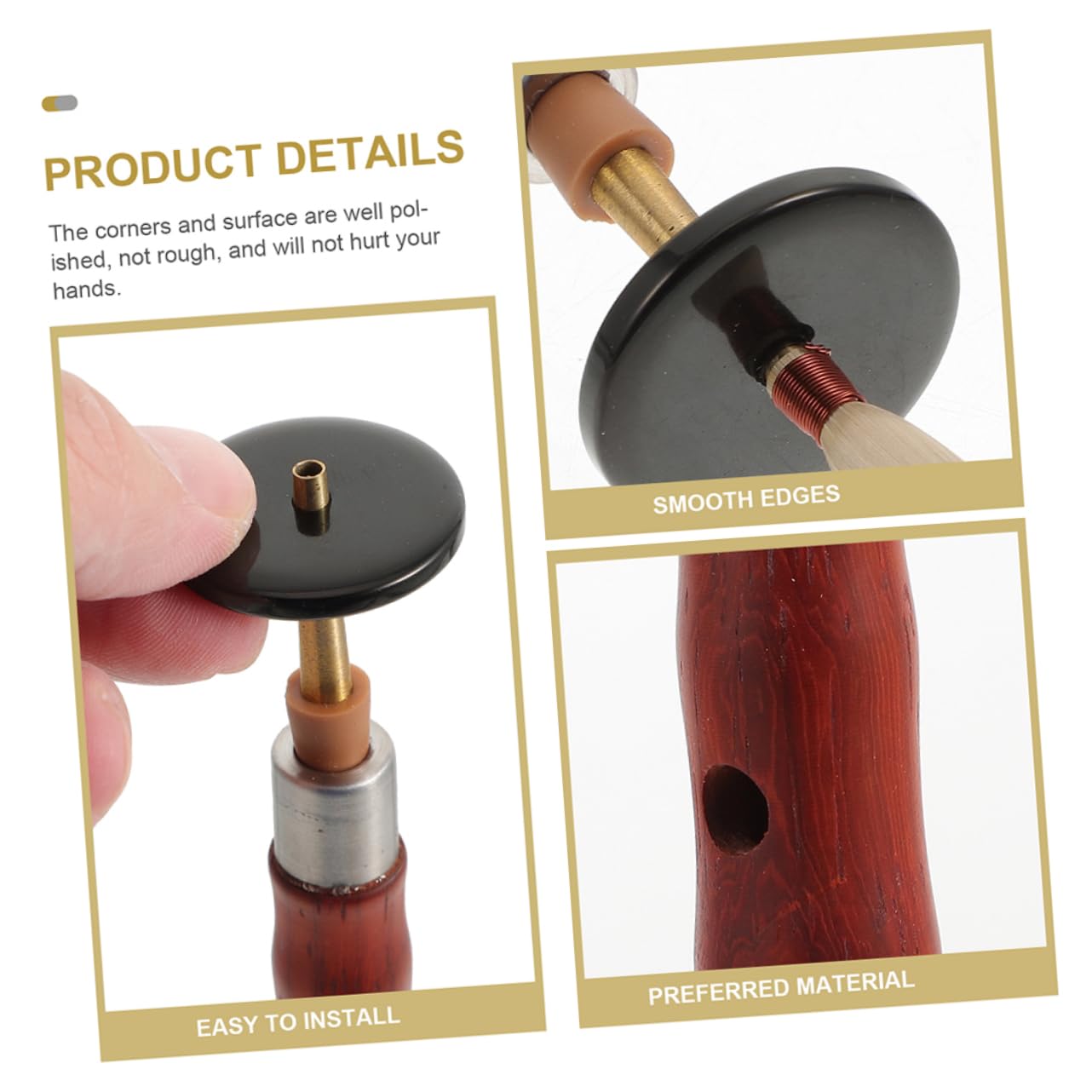 Abaodam Small Wind Instruments Rack Trumpet Wall Stand Trumpet Stand Metal Brackets Trumpet Display Stand Metal Stand Wall Shelf Brackets Stan並行輸入 Abaodam Wooden Piccolo c Key Small Flute for Beginners Velvet Bag