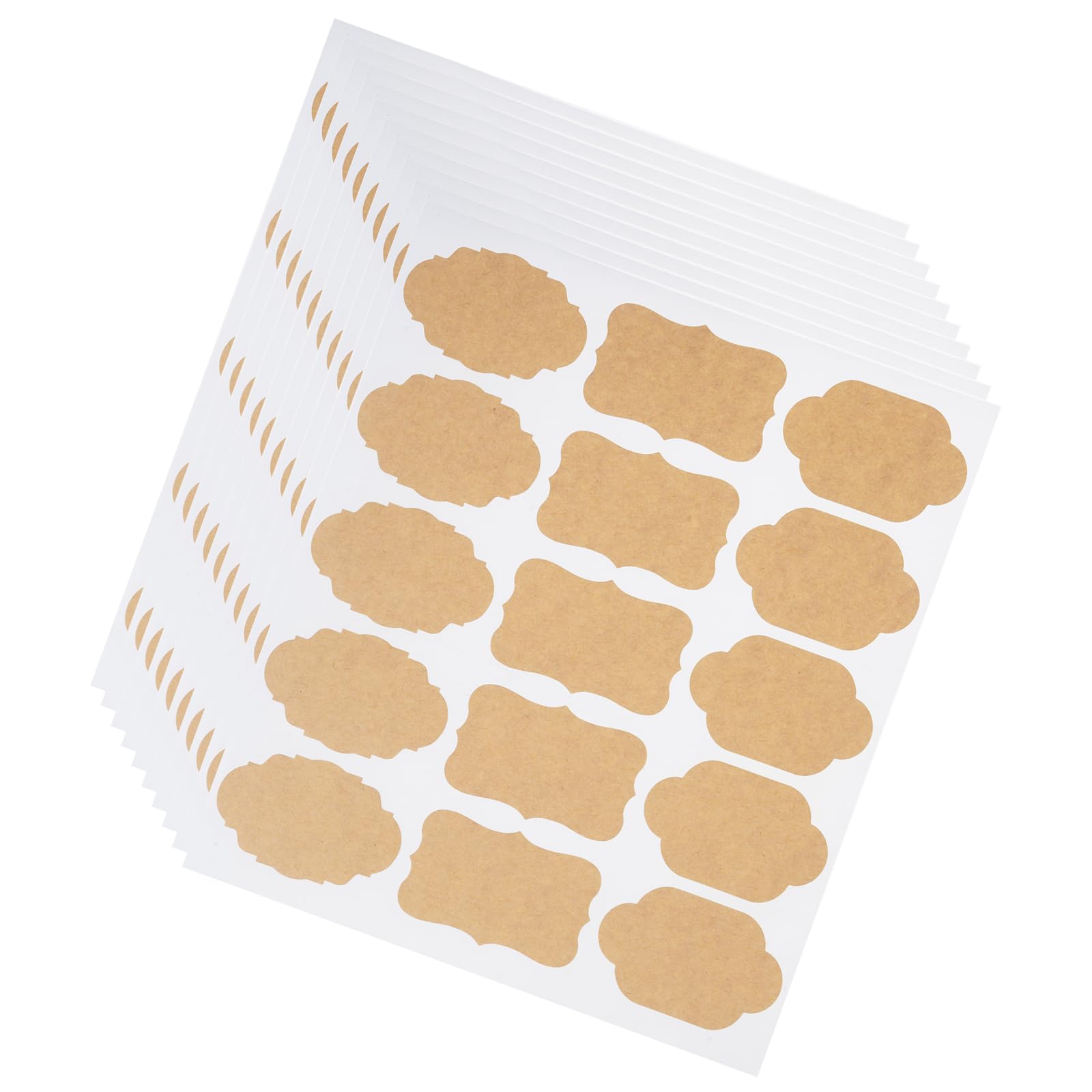 Xjdzineq Paper Label Stickers 120PCS for Canning Jars Essential Oil and Homemade Crafting Needs Wrapping Labels Canning Stickers