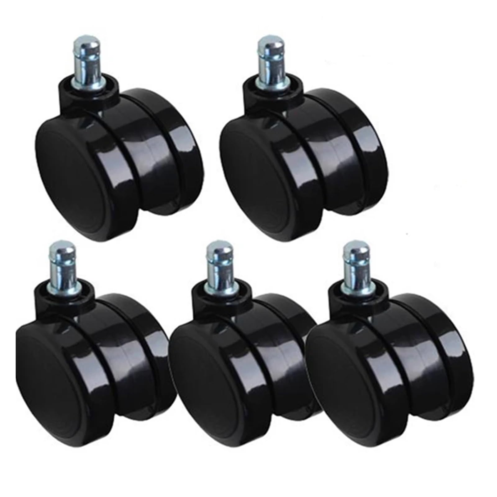 MXXDMOPD 2.5 Inch Computer Chair Casters Swivel Wheel Office Accessories Pulley Roller(Circlip)