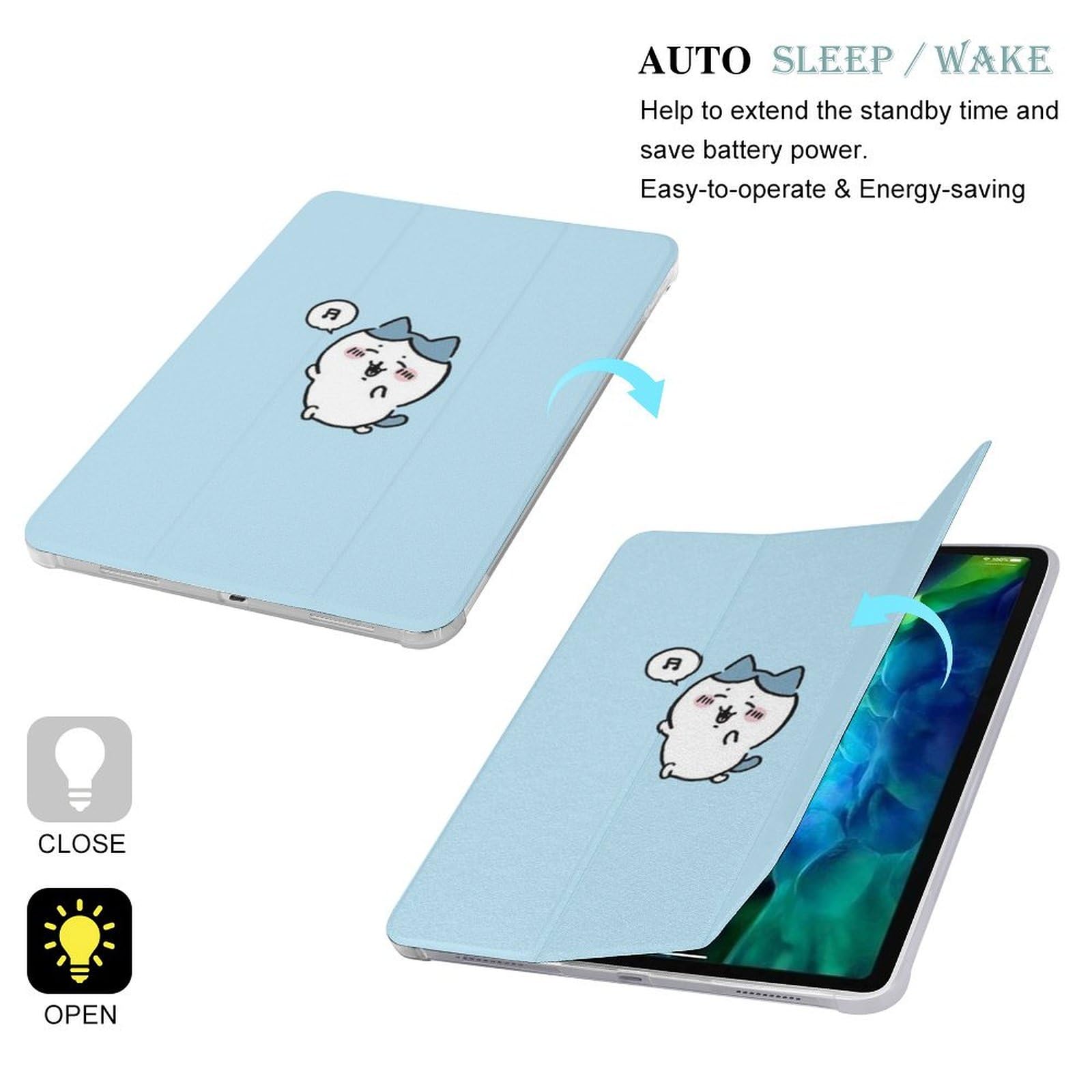 Amazon.co.jp: chiikawa ちいかわ ハチワレ iPad 10 ケース（10.9