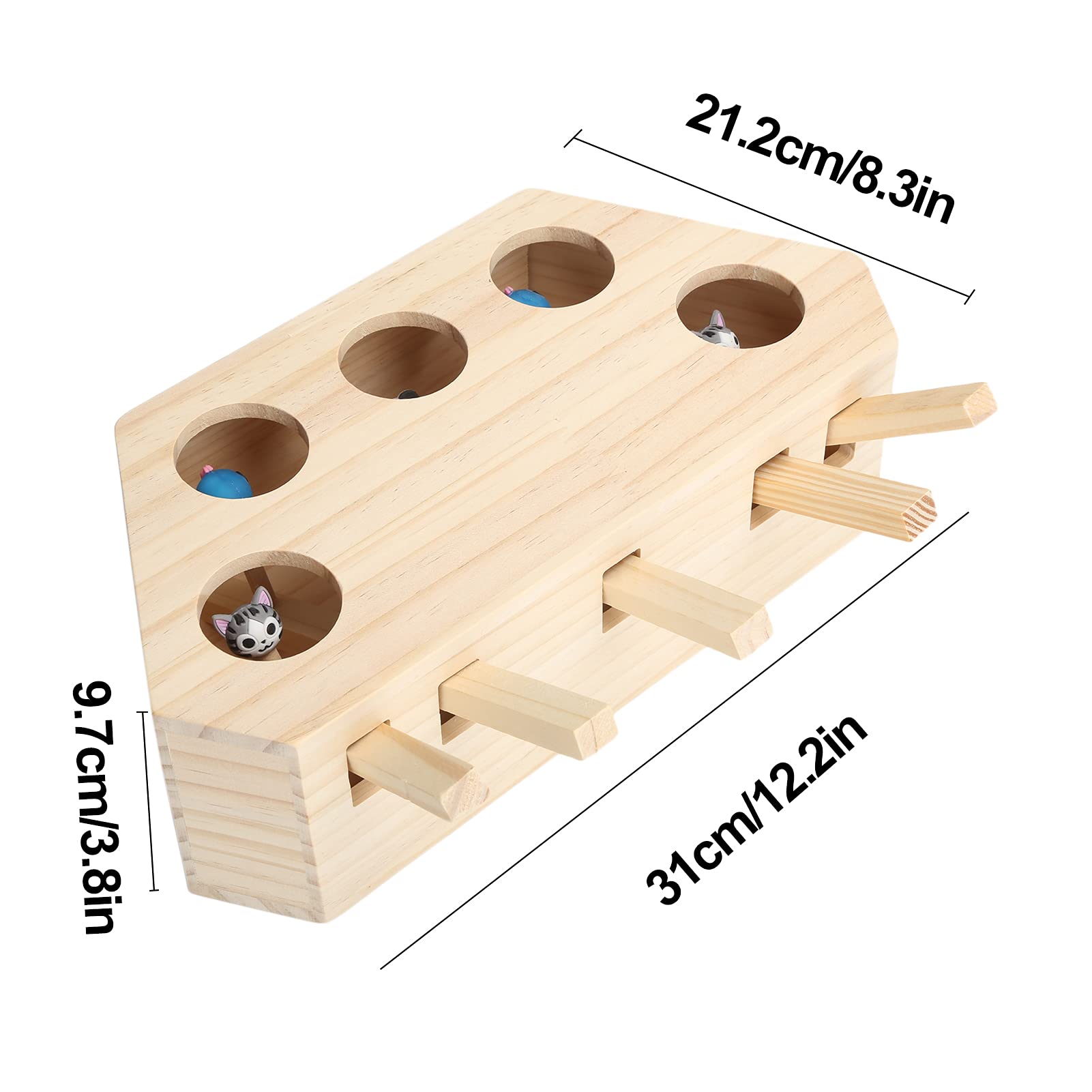 Giocattolo Per Gatti Uccello Sbatticode - Con Ali Mobili E Cinguettio - Interattivo E Ricaricabile USB - Foto 11