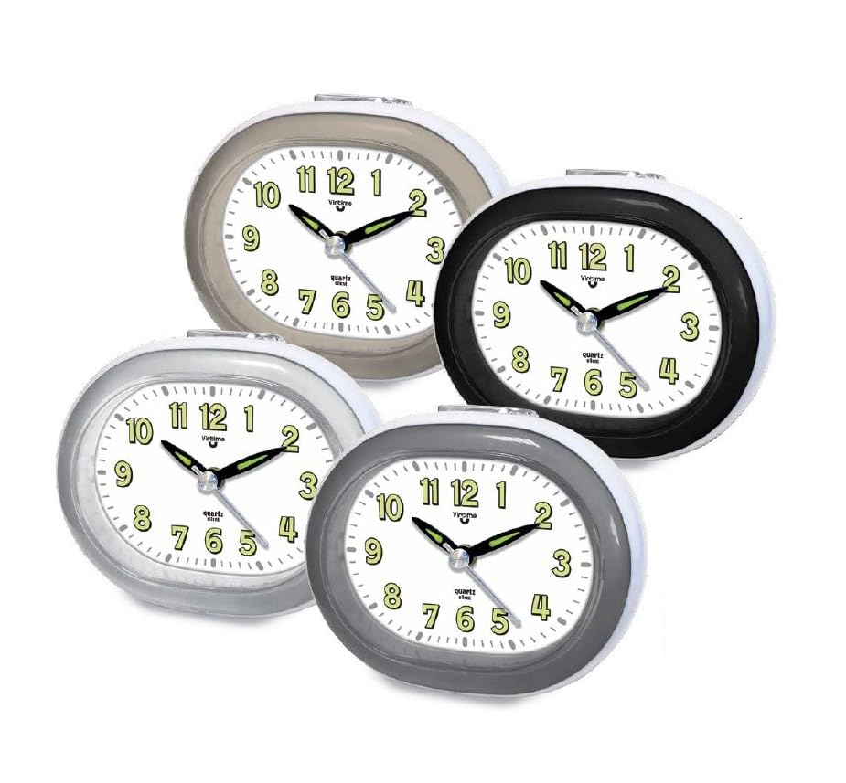 VIRTIME Clock Quartz Sweep C/LUCE 7525/10, As Shown in The Picture, Come DA FOTO