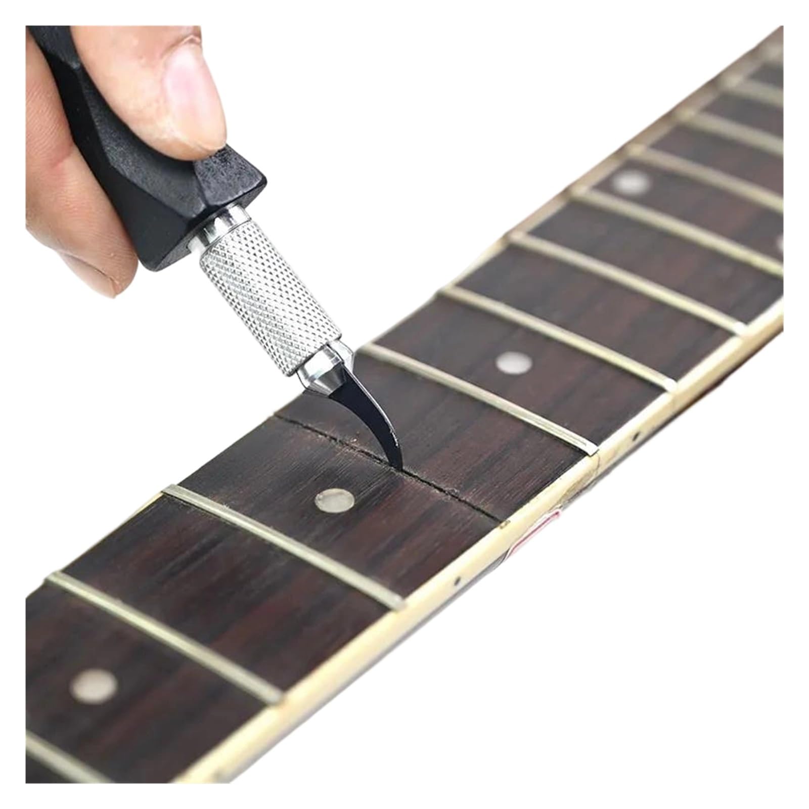 Narzędzia do gitar Narzędzie Do Rowkowania Podstrunnicy Gitary Jest Idealne Naprawy(Fret Tool)