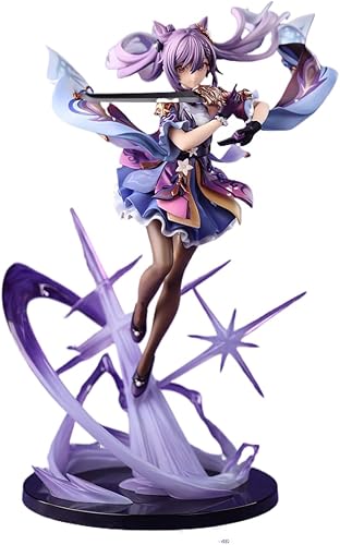 Miniatura 1 de Genshin Impact KeQing - Figura 17 de siete estrellas de Liyue - Modelo de colección de PVC