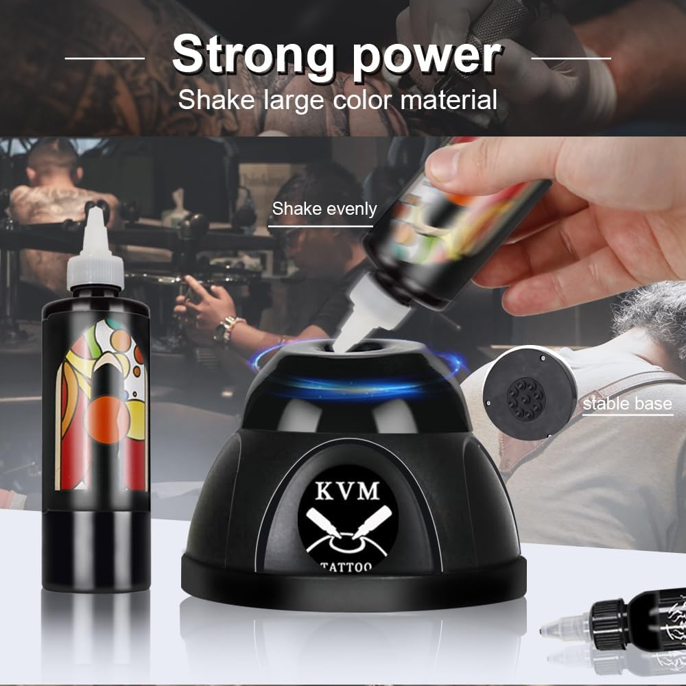 KVM Mini-Wirbelmixer, Tattoo-Tintenpigmentmixer, Leistungsstarker Mixer für Acrylpigmente, Nagellack, Mascara und Klebstoffe