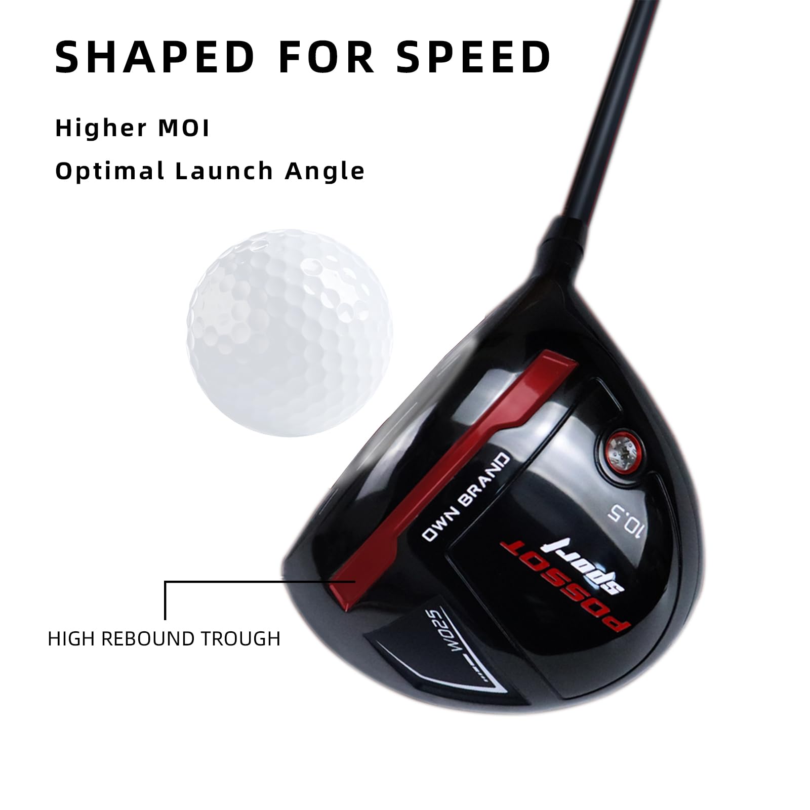 Amazon.com : POSSOT Golf Driver - Right Handed Golf Club Driver