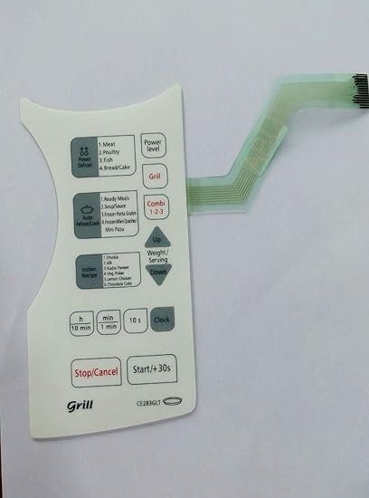 ABLE CE283GLT Microwave Oven Membrane Keypad