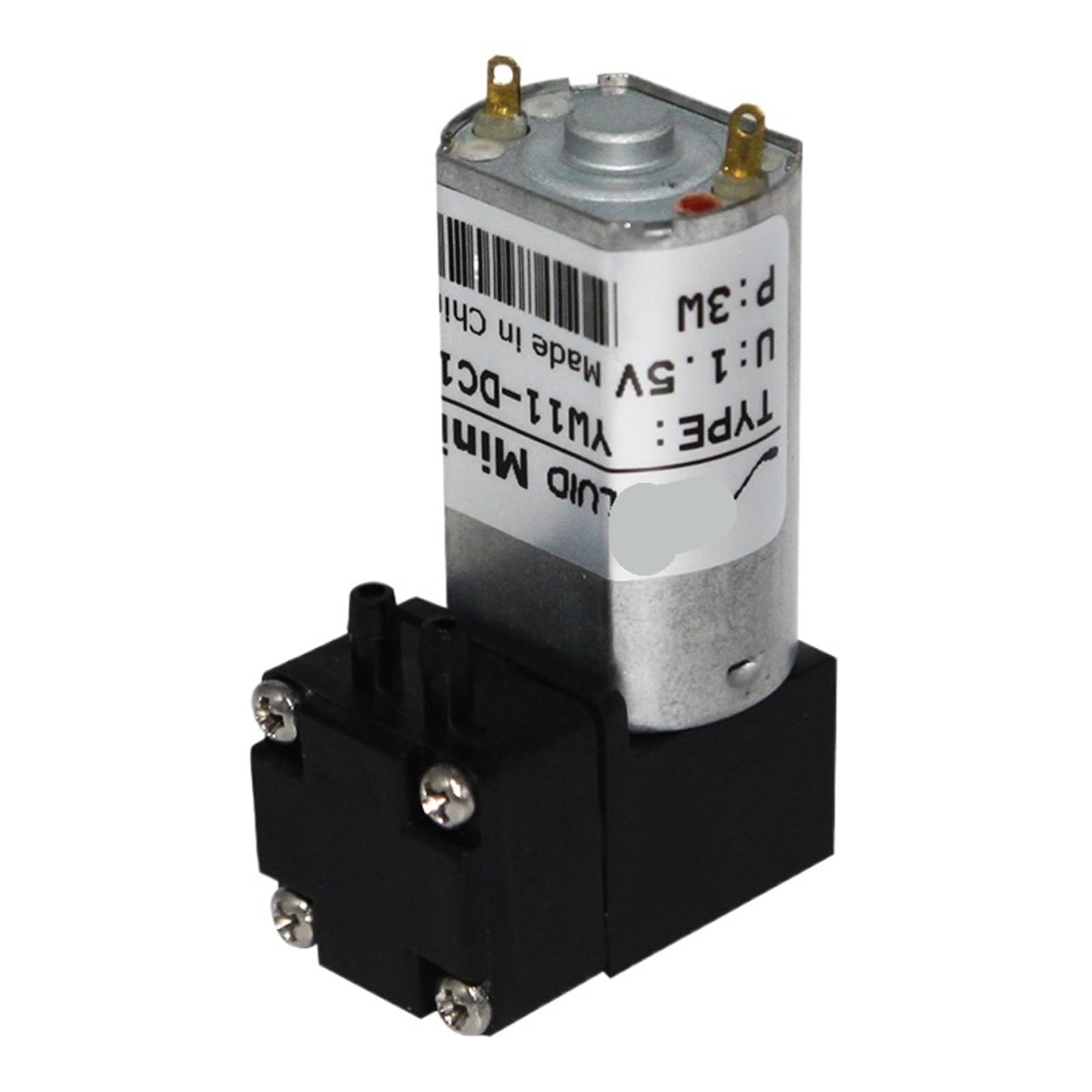 Bomba de diafragma YW11 contra atascos de agua con motor eléctrico potente de 6V