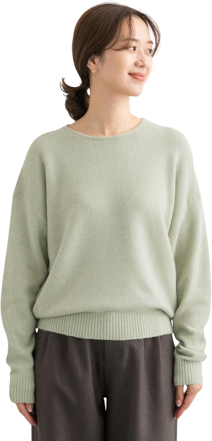 URBAN RESEARCH DOORS - アーバンリサーチ ドアーズ　クルーネックワイドモチモチニット モチモチクルーネックニット | アーバンリサーチ ドアーズ(URBAN