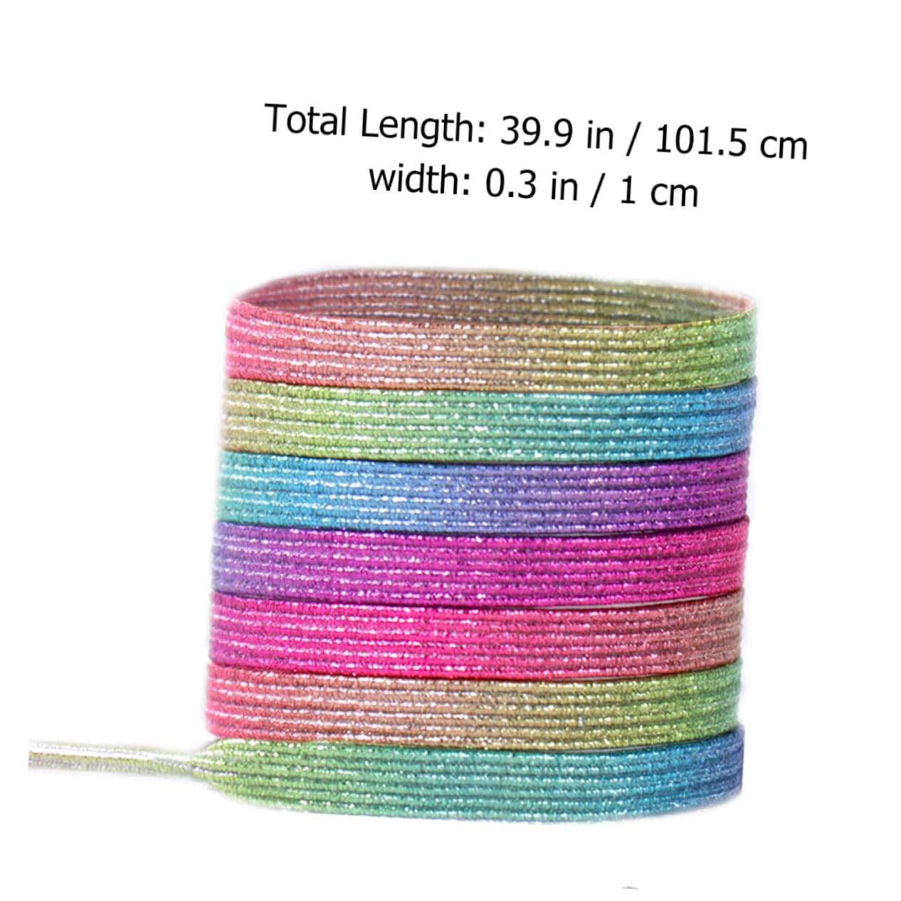 PACKOVE Fibbia senza lacci pigri lacci delle scarpe elasticizzati sostituzione dei lacci glitterati lacci scarpe elastici stringhe elastiche per scarpe shoe clips lacci senza lacci
