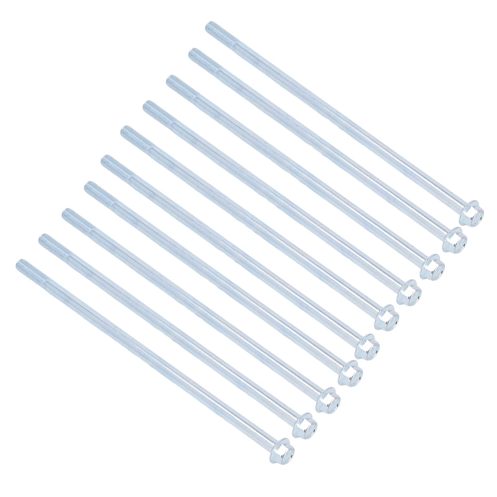 Half Tooth Hex Wear Resistance Threaded Half High Hardness Strong Carbon Steel for Lawn Mower (10 * 275)-image-5