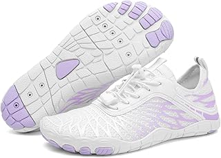 Teuivhy Hike Barefoot Shoes for Women Men Breathable & Non-Slip Athletic Footwear Wide Toe Water Shoes