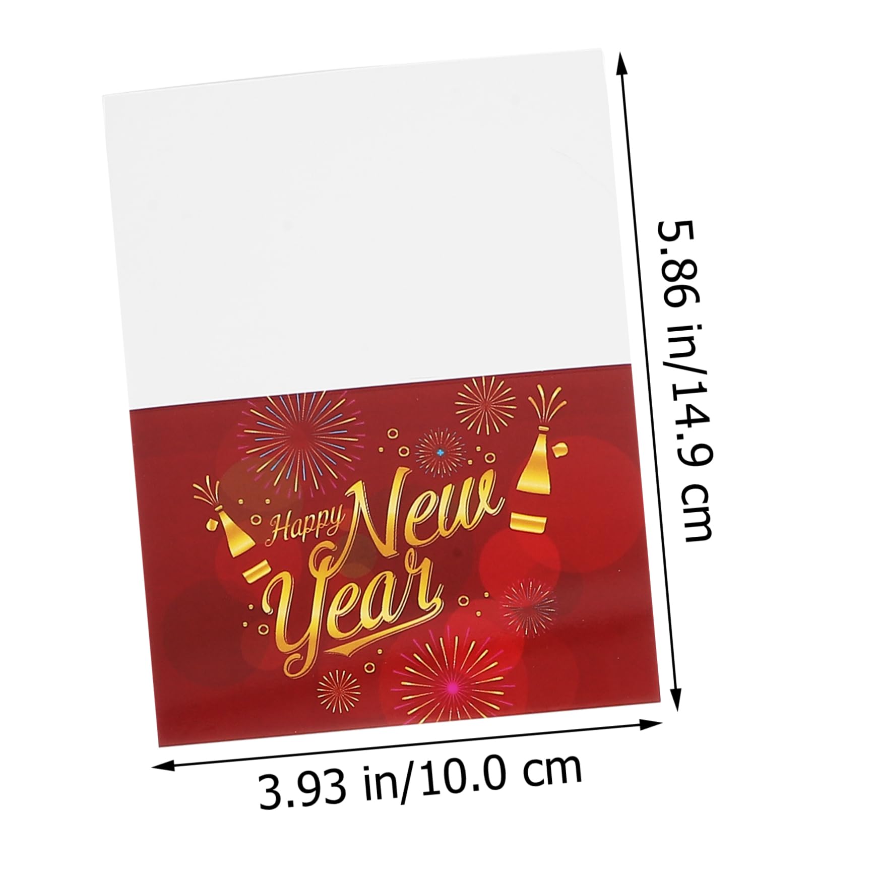 TEHAUX 4ensembles Cartes De Vœux Pour Nouvel An Avec Enveloppes Pour Souhaiter De Bonnes Fêtes Et Messages De Gratitude