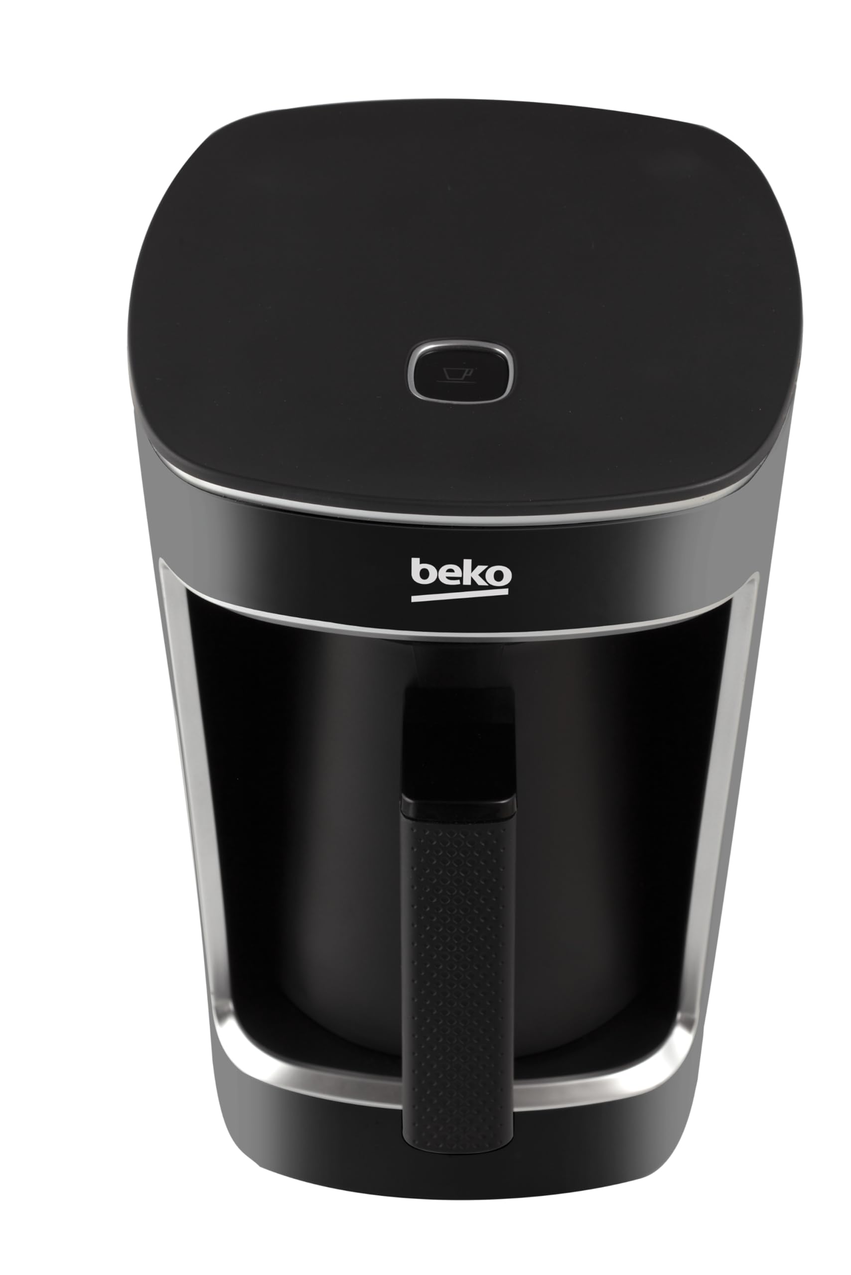 Beko TKM 2341 - Cafetera moka hasta 5 tazas, Cooksense, café turco espumoso, antiderrames, control de un solo toque, color negro