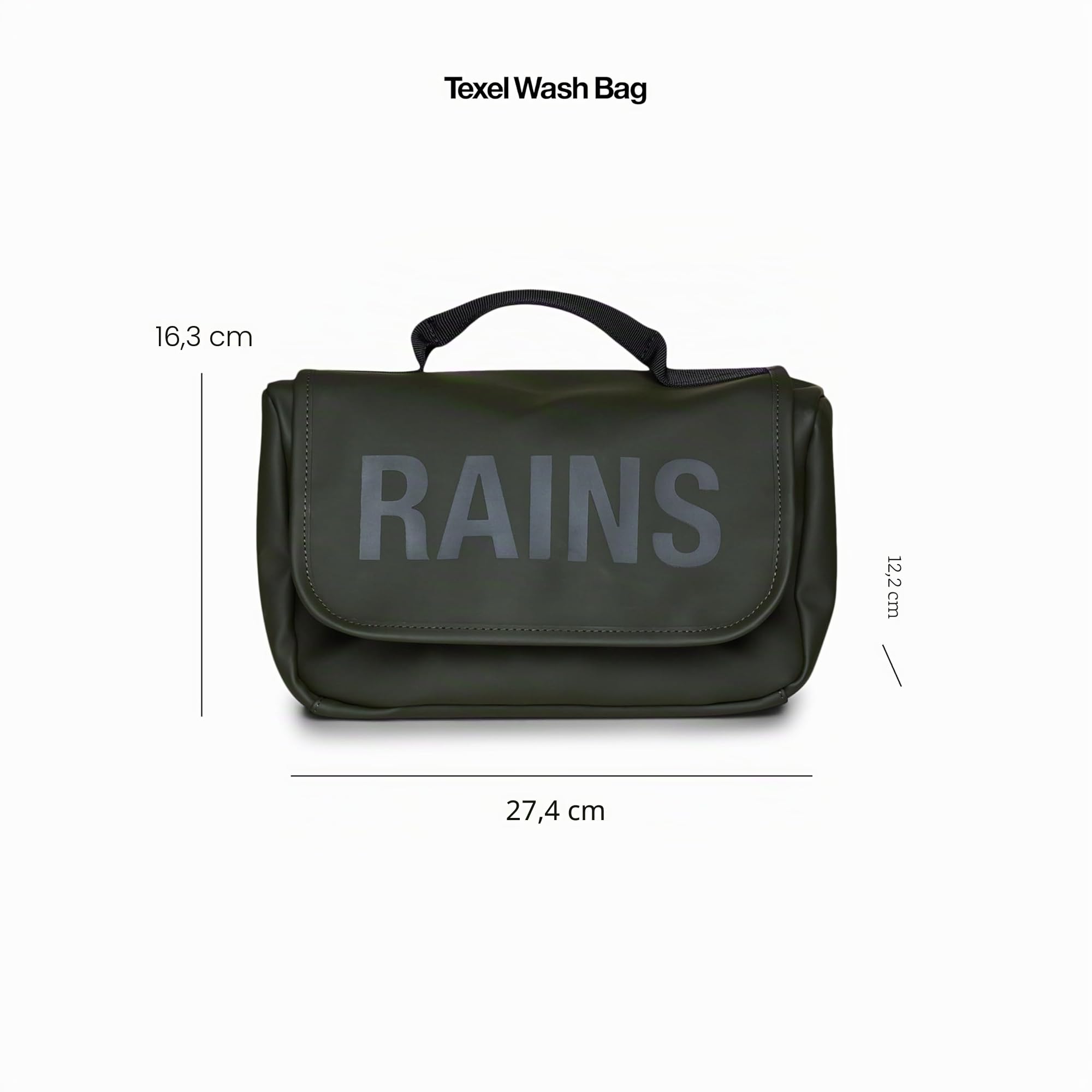 Rains Texel - Kulturbeutel zum Aufhängen 27 cm