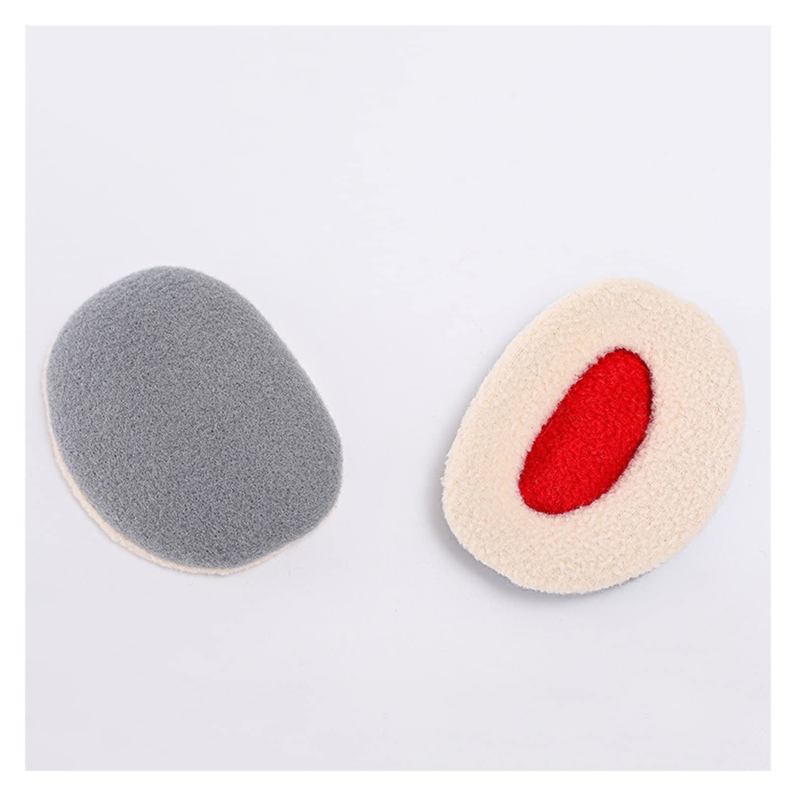 Saturey Earmuffs الشتاء غطاء للأذنين الدافئ الإناث التجمد في الهواء الطلق والدافئ سمء الأذنين ركوب windproof أكياس الأذن أسود رمادي Ear Cover (Color : B)