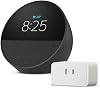 Echo Spot Black + Amazon Basic Smart Plug