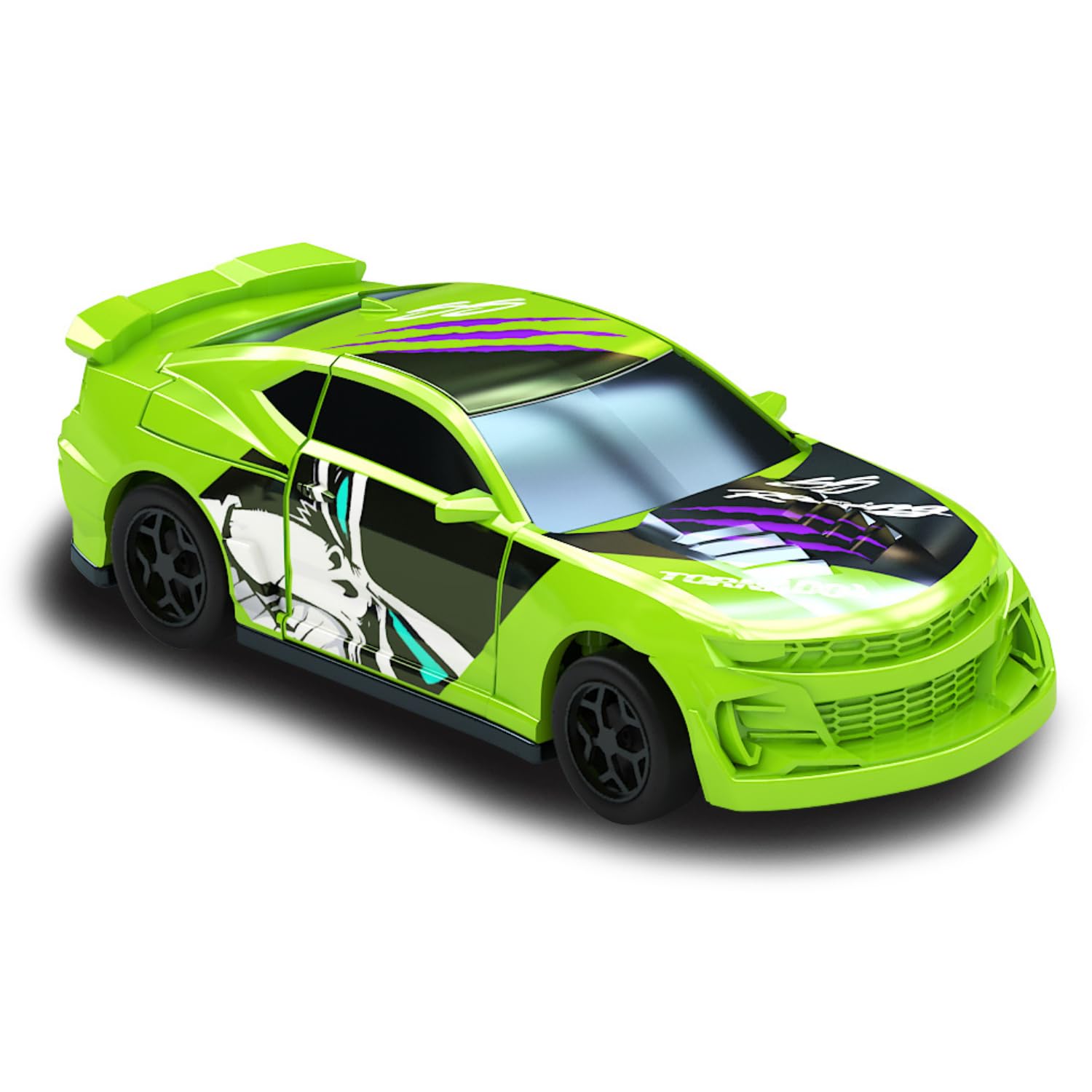 Crash'ems - Tornado Pull Back Vehicle, Explodes on Impact, 1 Car and 2 Modes of Play for Kids 3 Years and Above