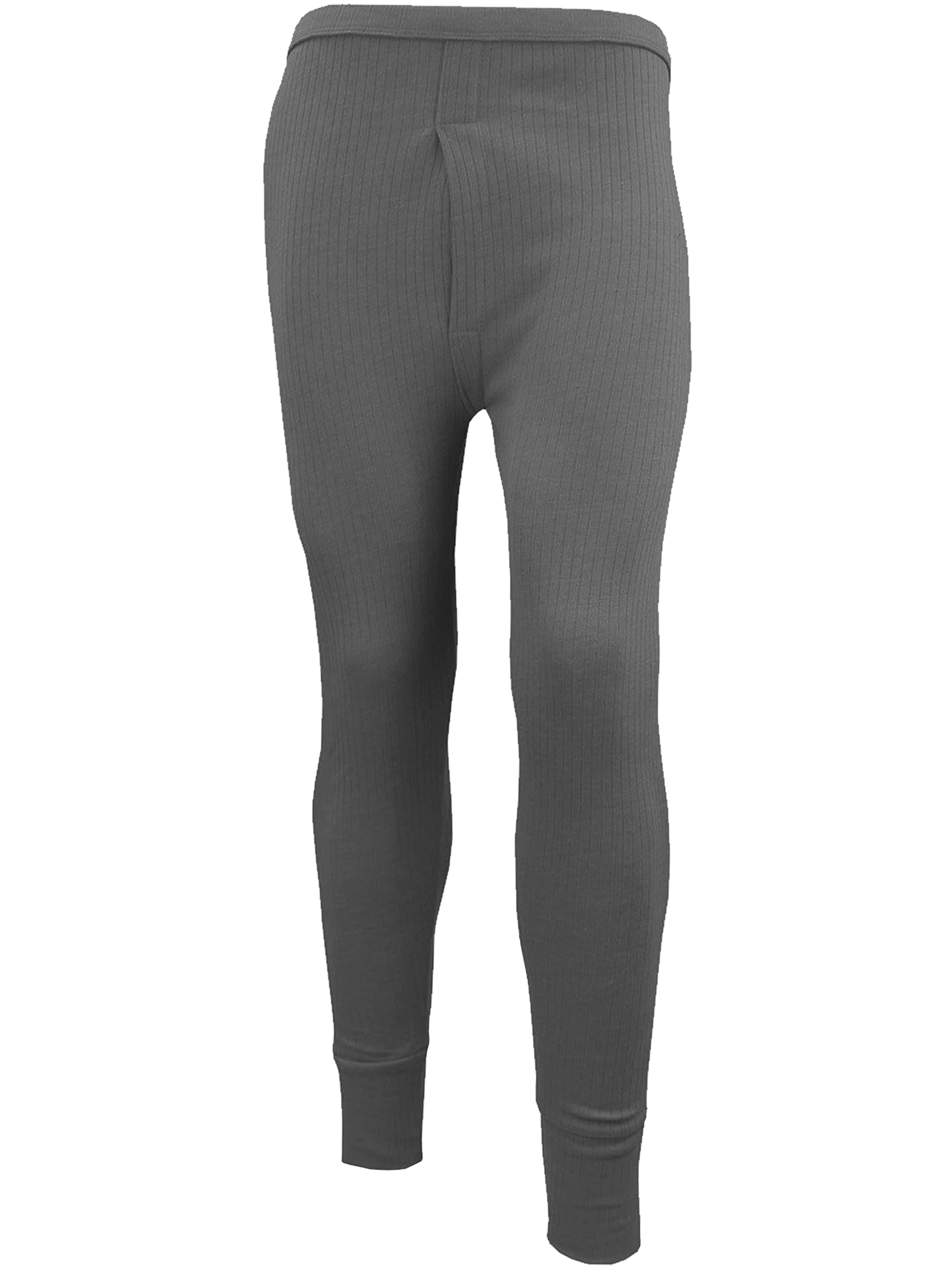 989Zé Enzo Men's Grey Thermal Bottoms Long Johns Bottom Trouser Underwear Ski Winter Warmer Stretch Pants (, 6XL)