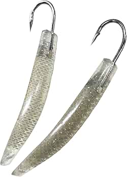 Amazon | トローリング 弓角 9cm クリア 2本セット 弓角ルアー