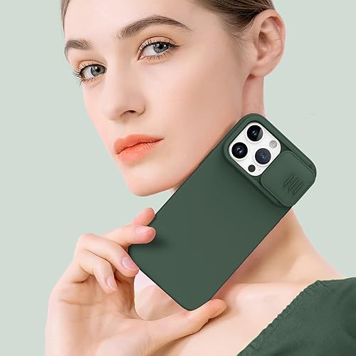 Miniatura 6 de Nillkin Funda magnética para iPhone 14 Pro, compatible con Magesafe, funda de cámara deslizante, de silicona, ultra delgada, a prueba de golpes,